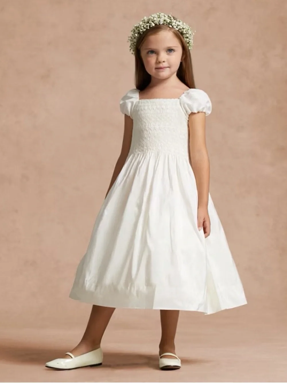 Girls Wedding Dress Ralph Lauren Silk Flower Girl NWT 6X